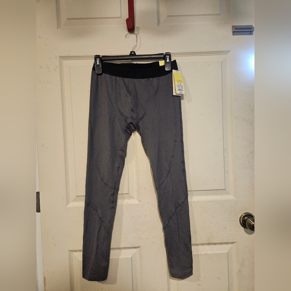 ALL IN MOTION YOUTH COLD WEATHER FITTED TIGHT: GRAY: NEW WITH TAGS: SIZE XL (16)